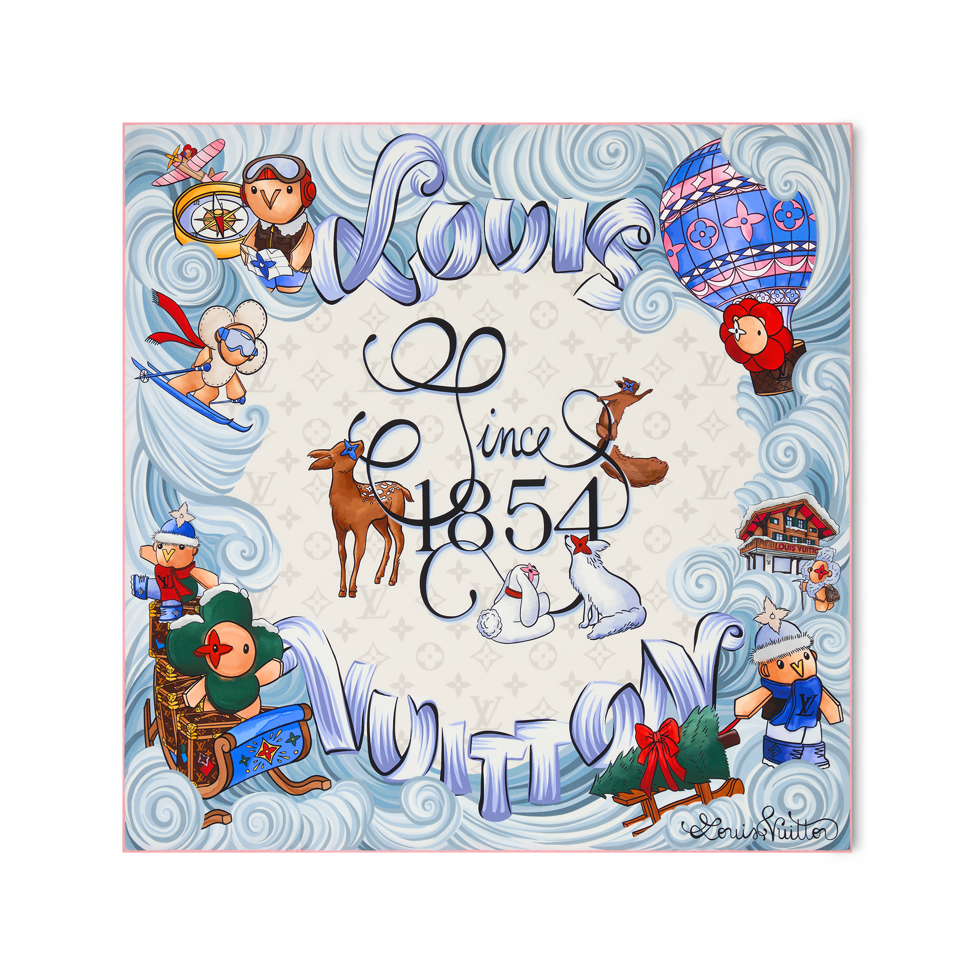 Vivienne Winter Holiday Square 70 S00 - Women - Accessories